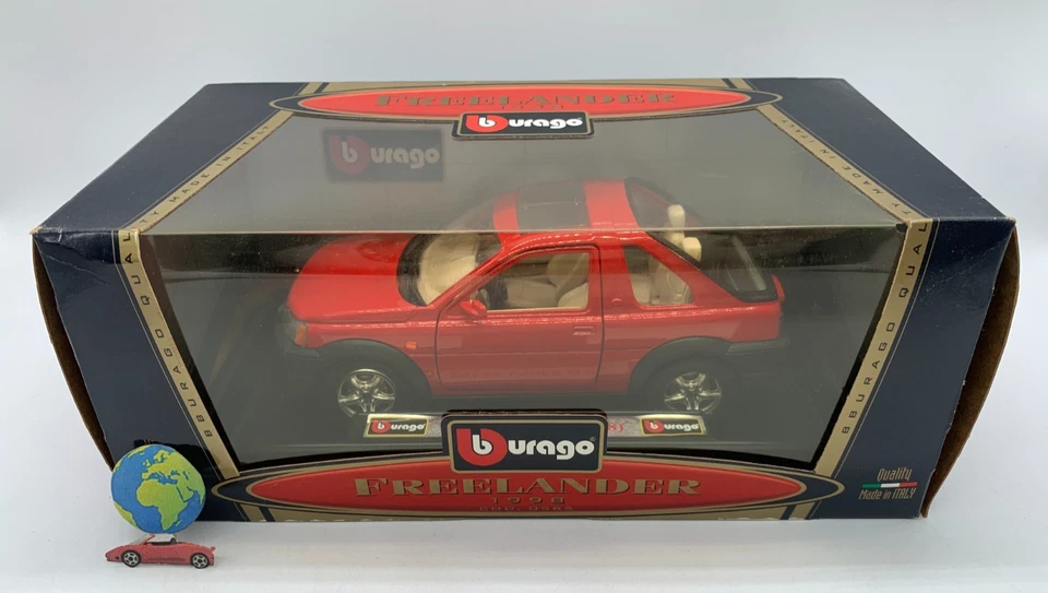 Bburago Land Rover Freelander 1998 "aperto" , scala 1:24 - 1:25, vintage (3320) - Immagine 1 di 4