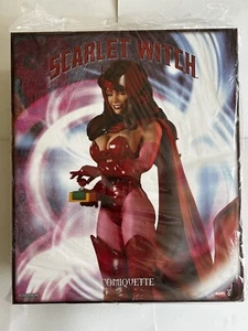SIDESHOW SCARLET WITCH & VISION Comiquette Figure Statue Marvel Comics*RARE*NEW* - Picture 1 of 5