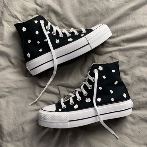 DAISY DESIGN CONVERSE ALL STAR PLATFORM (design personalizzato)