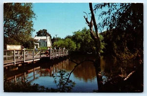 POSTCARD Children's Fishing Pier Lake Gerar Rehoboth Beach Delaware - Bild 1 von 2