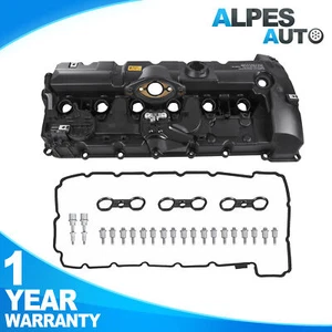Engine Valve Cover w/ Gasket & Bolts For BMW E70 X5 E85 Z4 E90 328xi E82 128i - Picture 1 of 9