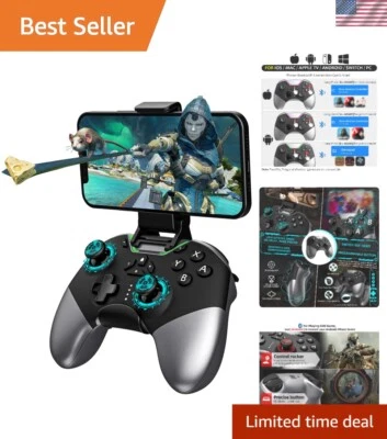 Versatile Bluetooth Game Controller for Switch/PC/iOS/Android with Joystick Lock - Image 1 of 4