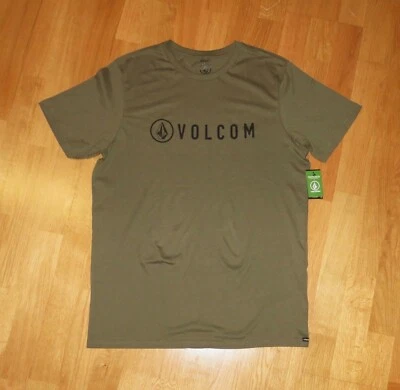 VOLCOM "Header"- T-Shirt Gr. M, aus Australien, Modern Fit Military green grün  - Bild 1 von 4