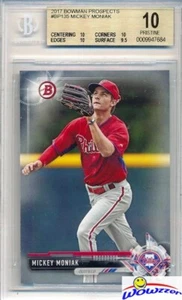 2017 Bowman Prospect #BP135 Mickey Moniak ROOKIE BGS 10 PRISTINE - Picture 1 of 1