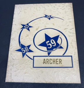 1959 Archer Antwerp High School Yearbook Annual Antwerp Ohio OH K-12 Vintage - Picture 1 of 6