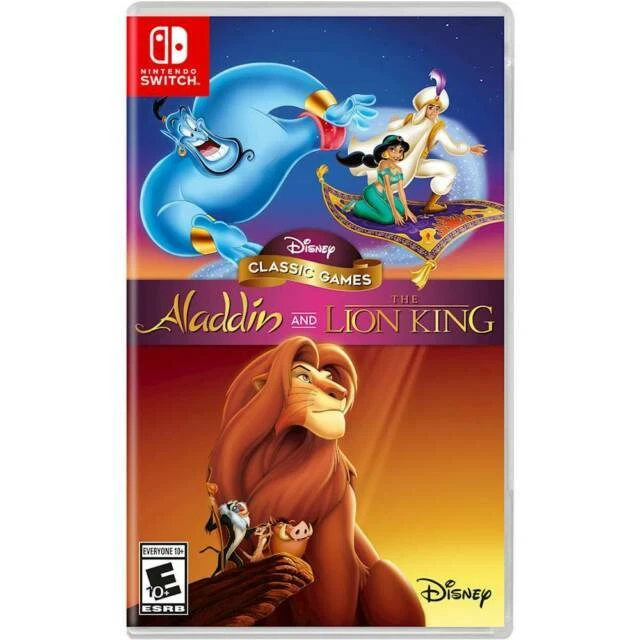 Aladdin and the Lion King Nintendo Switch Disney Classic Games New Sealed - Image 1 of 1