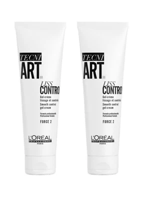 L'ORÉAL Loreal TecniART Liss Control 2 x 150 ml Styling Creme Glätten Anti Frizz AKTION