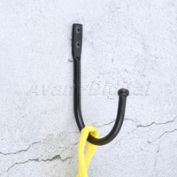1/2/5/10Pcs Black Wall Door Hat Coat Hook Modern Bag Clothes Rack Hanging Hanger