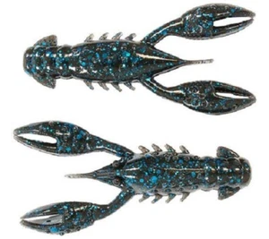Z Man TRD CrawZ 2.5'' Black/Blue (6 per pack) - Picture 1 of 1