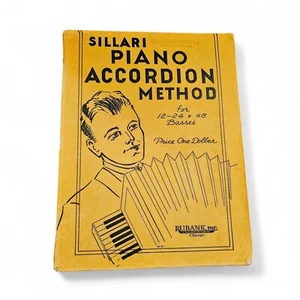 Sillari Klavier Akkordeon Methode für 12-24 und 48 Bässe Händler Probe 1938 - Bild 1 von 11