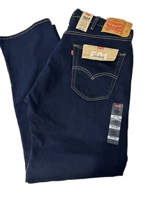 Levis 501 Original Passform Jeans gerades Bein Knopffliege 100 % Baumwolle blau Größe 38x32 - Bild 1 von 6