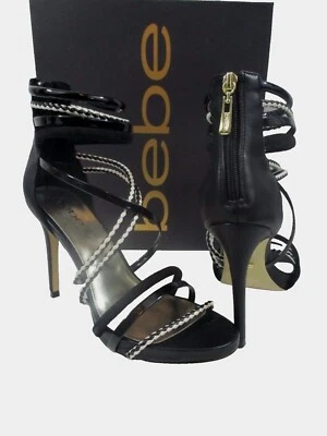 Новый с ярлыками BEBE размер 8 NINNA с ремешками сандалии на любой случай, сексуальный с ремешками - Изображение 1 из 4