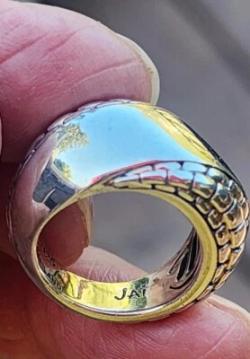 Anillo Vintage Jai Tailandia John Hardy Plata de Ley 925 Talla 5 Foto 1 de 4