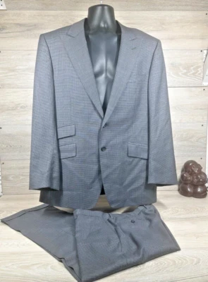 VERSACE COLLECTION Excellent Condition Gray Houndstooth Suit EU54R/US44R ITALY - Image 1 of 4