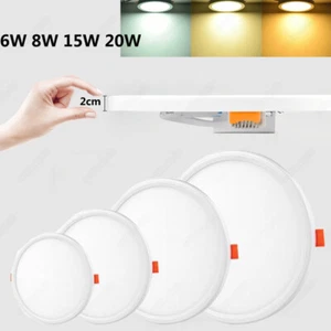 Foco empotrable LED Spot panel techo lámpara de pared ultraslim lámpara de techo 6/8/15W - Imagen 1 de 16