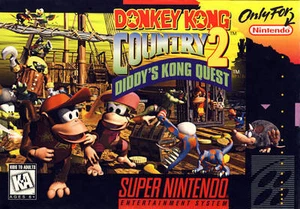 Donkey Kong Country 2 Diddy's Kong Quest SNES Excelente Estado Envío Rápido - Imagen 1 de 1