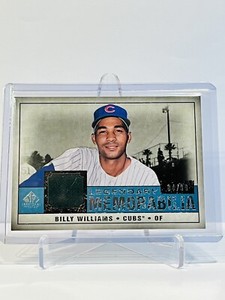 Billy Williams 2008 SP Legendary Cuts Legendary Memorabilia Blue 84/99 HOF Cubs