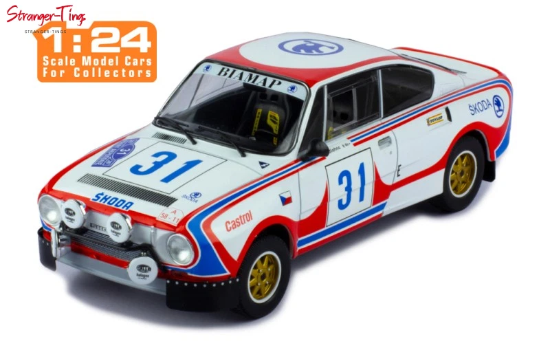 IXO Skoda 130 RS #31 Rallye WM Rallye Acropolis 1979 V.Blahna/J.Motal 1/24 Scale - Image 1 of 1