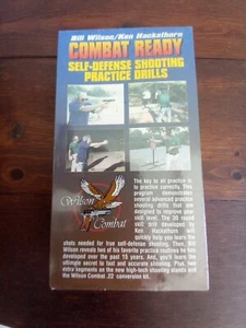 COMBAT READY Self-Defense Shooting Practice Drills w/Bill Wilson VHS NEW(SEALED) - Picture 1 of 2