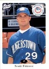 1996 Hagerstown Suns Best #5 Scott Fitterer Kent Washington WA Baseball Card