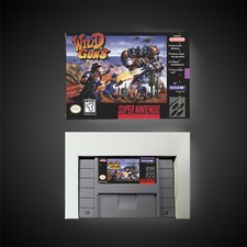 Wild guns game super nintendo/snes retro 16 bits usa/ntsc
