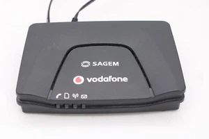 Sagem WLAN Vodafone RL302 Internet Modem Netzwerkrouter grau Ø 13,5 cm x 9,5 cm - Afbeelding 1 van 6