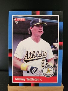 1988 Donruss - #103 Mickey Tettleton - OAKLAND ATHLETICS