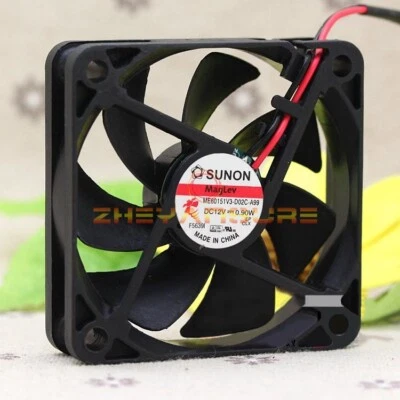 1PC SUNON ME60151V3-D02C-A99 6015 12V 0.9W magnetic suspension chassis fan - Image 1 of 4