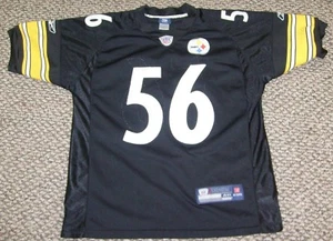 LaMarr Woodley Pittsburgh Steelers Adult Size 48 Black Sewn NFL Football Jersey - Picture 1 of 6