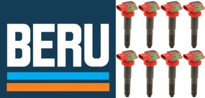  BERU Set of 8 Ignition Coils  PORSCHE CAYENNE 08-16 V8+PANAMERA 10-16 V8  - Image 1 of 3