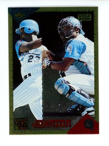 1994 Score Rookie & Traded Gold Rush  Charles Johnson #RT120 Florida Marlins