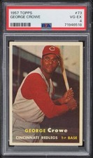 1957 Topps George Crowe #73 PSA 4