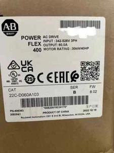 Allen Bradley 22C-D060A103 400 AC Drive 40HP Surplus SEALED - Picture 1 of 1