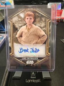 2023 Topps Star Wars Obi Wan Kenobi Grant Feely as Luke Skywalker Autograph