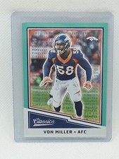 Von Miller 2017 Panini Classics Timeless Treasures BLUE (01/10) Denver Broncos