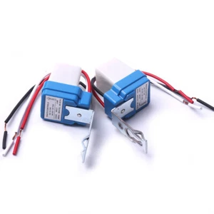 2X Dusk till Dawn Automatic Photocell Light Sensor Detector Switch AC/DC 12V - Picture 1 of 10