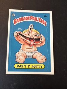 1985 Topps 2nd Series Garbage Pail Kids #42a Patty Putty Os2