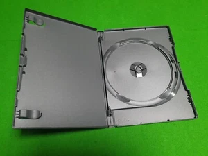  Replacement Black Empty DVD Cover: Holds 2 Disc CD Storage Case 14mm Spine - Picture 1 of 4