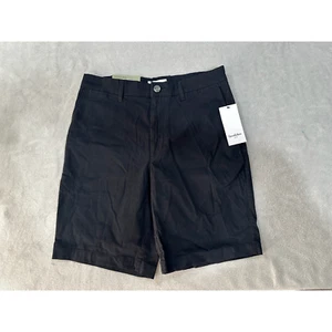 Goodfellow Mens Black Solid The Every Wear Short Flat-Front Size 28 - Picture 1 of 11