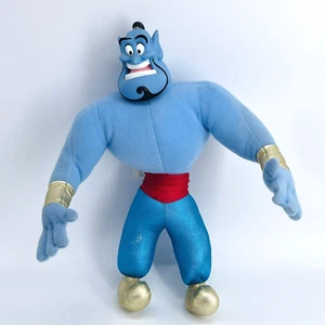 MUÑECA DE COLECCIÓN MATTEL 1993 CABEZA DE PLÁSTICO DISNEY'S ALADDIN BLUE GENIE Y CUERPO DE FELPA - RARA - Imagen 1 de 11
