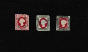 HELIGOLAND 1875- Queen Victoria short set of 3 reprints mint. Space Fillers. - Picture 1 of 1