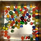 Mixed Lot of About 80 Marbles & 6 Shooters