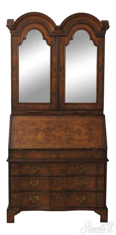 57269EC: English George III Walnut Secretary Desk Cover