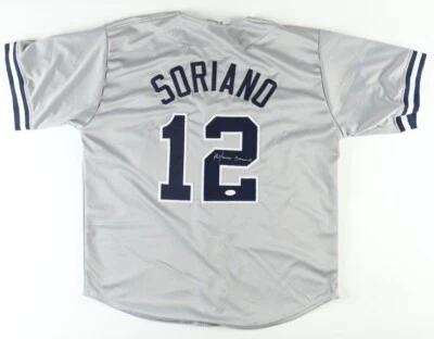 Alfonso Soriano Signed New York Yankees Jersey (JSA COA) 7xAll Star Outfielder - Image 1 of 4