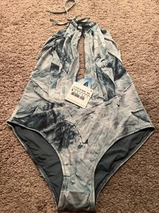 La Perla Swimming Suit 1 Pc. Blue. Size 6. Fits Small - Picture 1 of 2