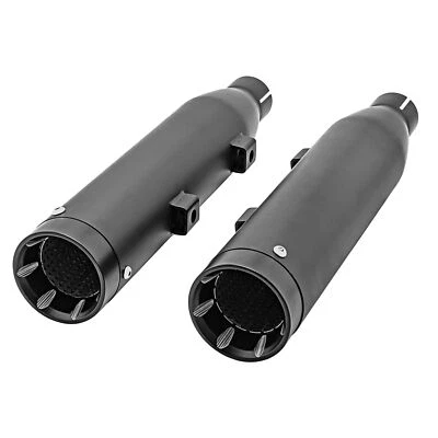 3" Slip On Exhaust Muffler Pipes for Harley Sportster XL Iron 883 1200 2014-2022 - Image 1 of 4