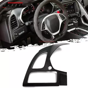 Carbono para C7 Corvette Z51 ZR1 Z06 2014-19 Lateral Air Vent Headlight Headlight Button Cover - Imagen 1 de 8