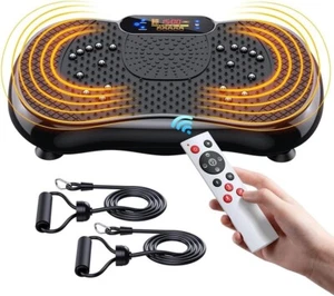 Vibration Plate Exercise Machine Lymphatic Drainage Portable Full Body Vibration - Picture 1 of 8