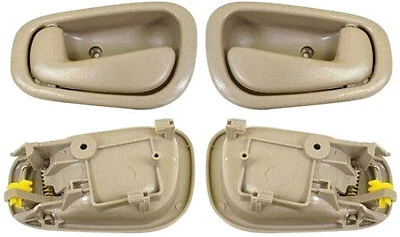 4Pcs Tan Beige Inside Door Handle Handel For Toyota Corolla Chevrolet Prizm G8 - Изображение 1 из 4