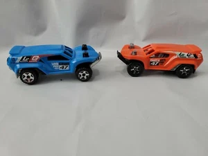 Two 2013 Mattel Hot Wheels Dune Crusher 1:64 Diecast VG+ Blue Orange Loose - Picture 1 of 5